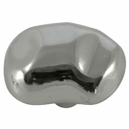 STRATEGIC BRANDS 2.25 in. Polished Nickel Large Potato Knob 14414